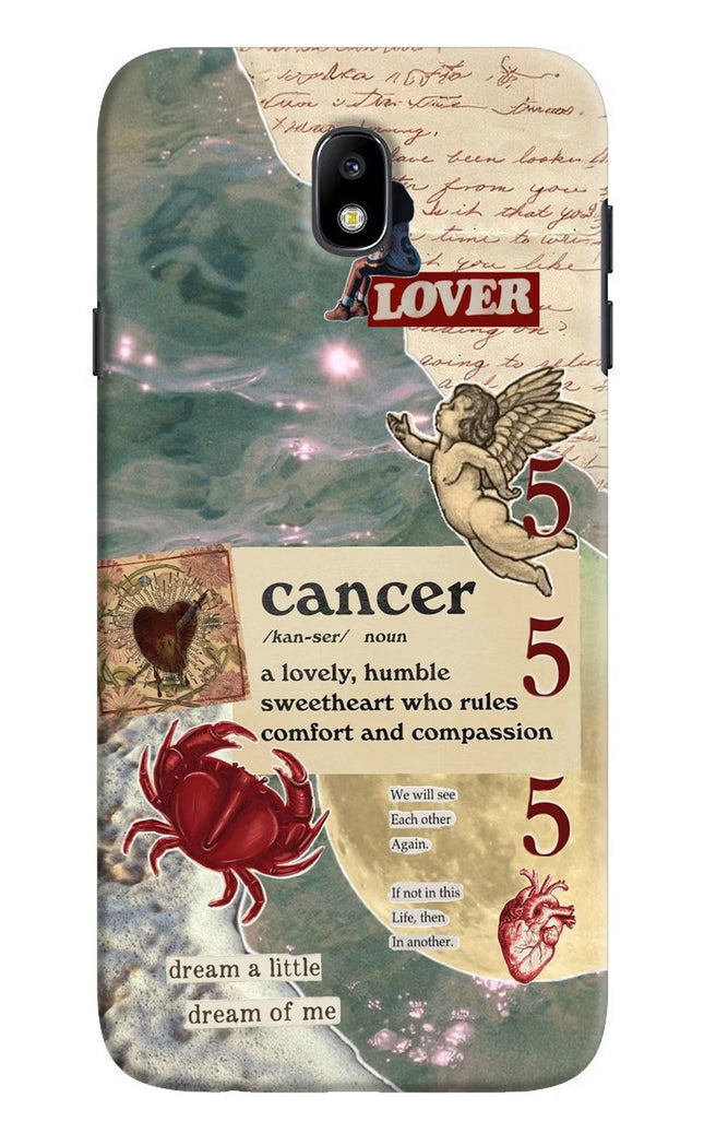 Cancer Zodiac Samsung J7 Pro Hard Case Back Cover by Casekaro