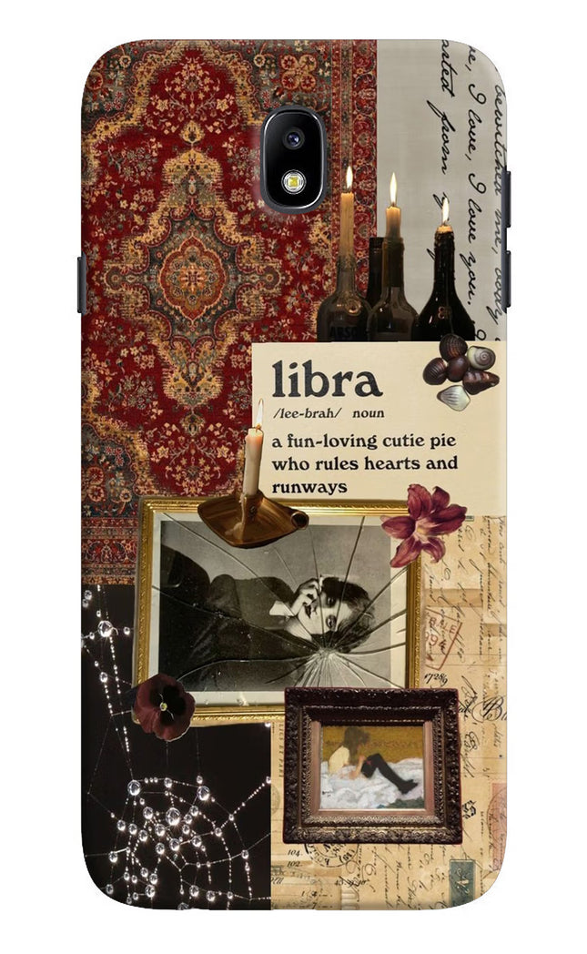 Libra Zodiac Samsung J7 Pro Hard Case Back Cover by Casekaro