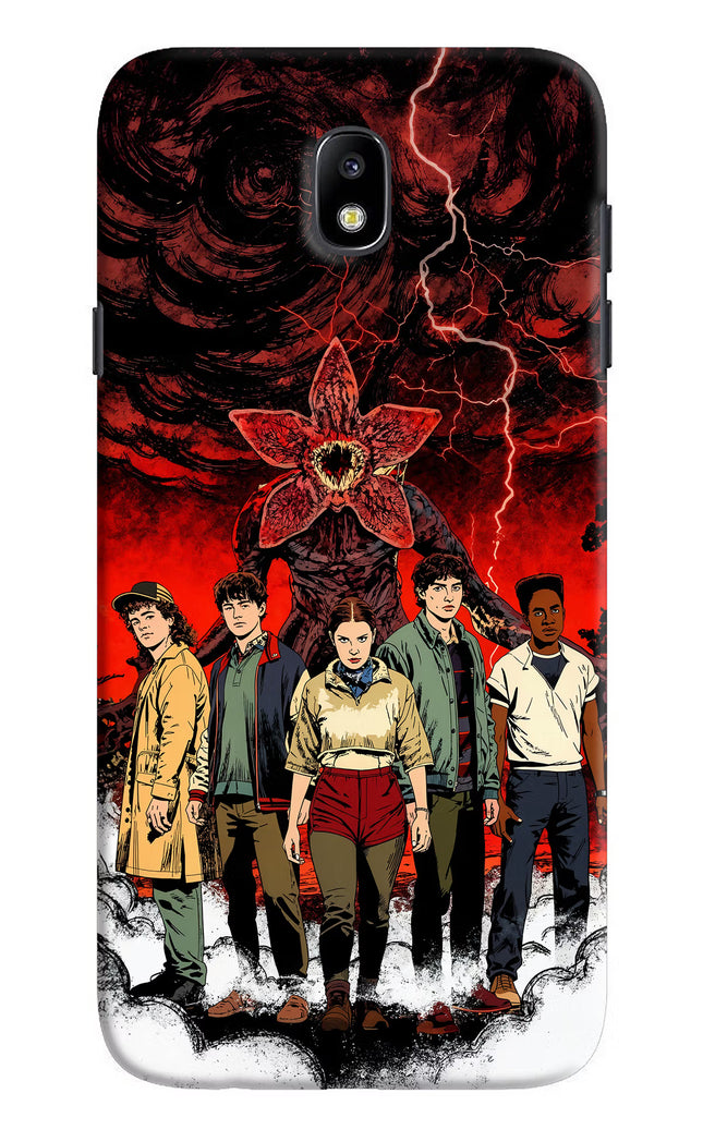 Ordinary Things Characters Samsung J7 Pro Hard Case Back Cover by Casekaro