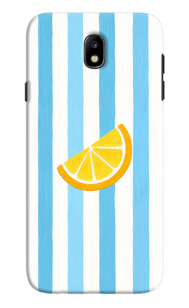 Summer Lemon Samsung J7 Pro Hard Case Back Cover by Casekaro