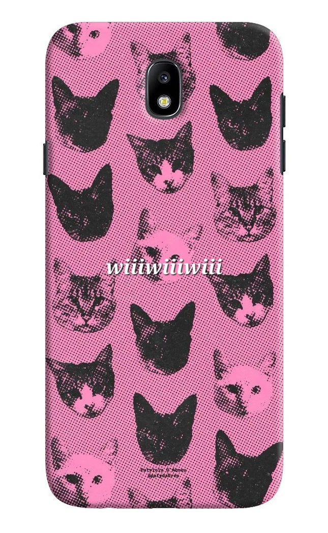 Pink Cats Samsung J7 Pro Hard Case Back Cover by Casekaro