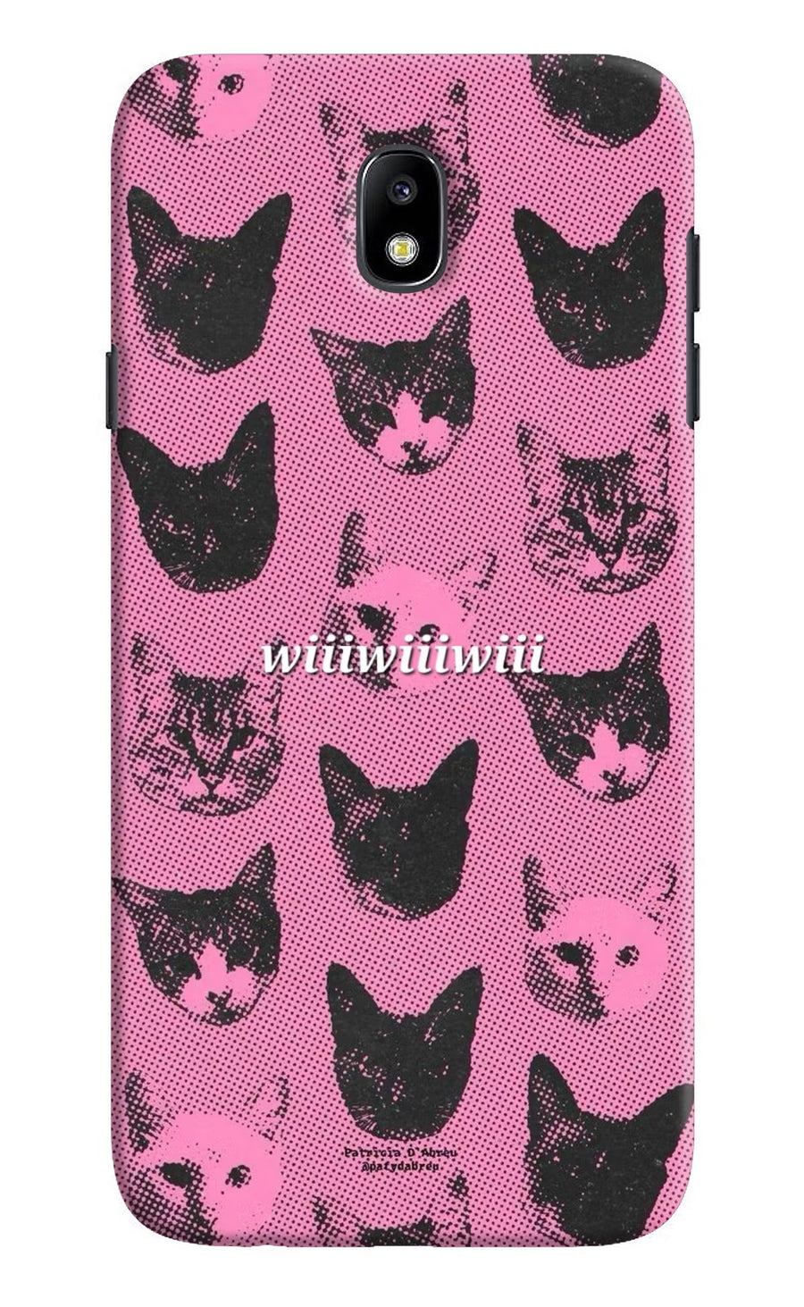 Pink Cats Samsung J7 Pro Back Cover, Hard case