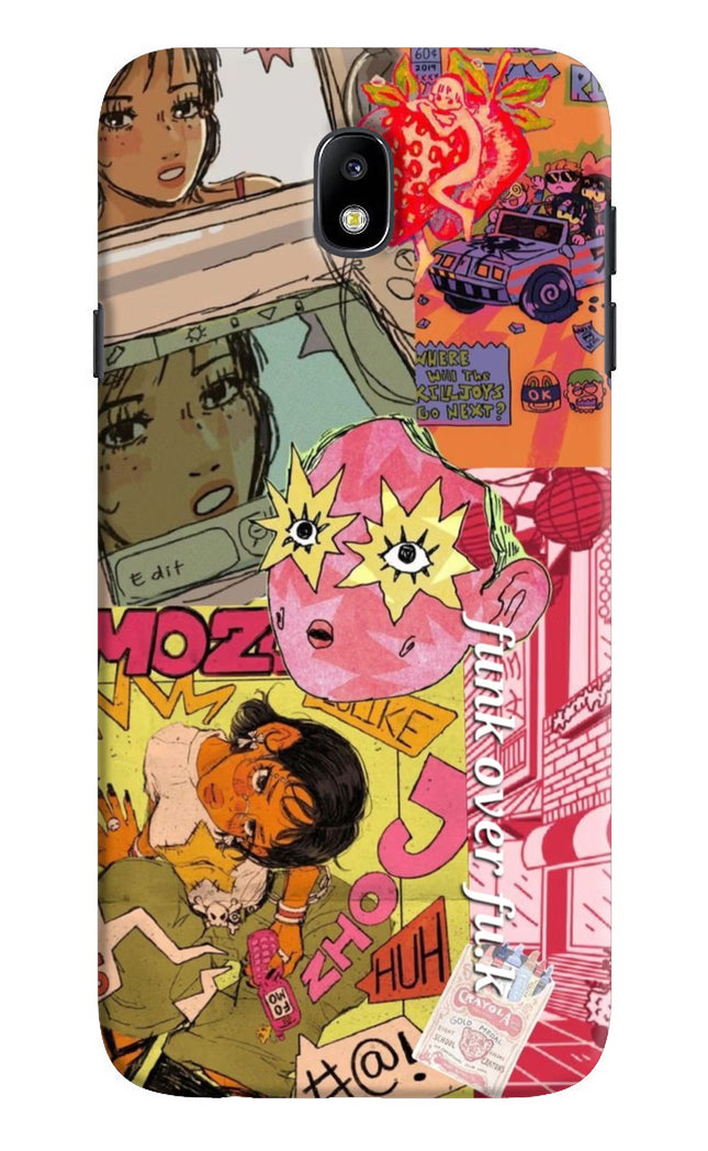 Funkover Samsung J7 Pro Hard Case Back Cover by Casekaro
