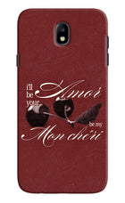 Velvet Cherry Samsung J7 Pro Hard Case Back Cover by Casekaro