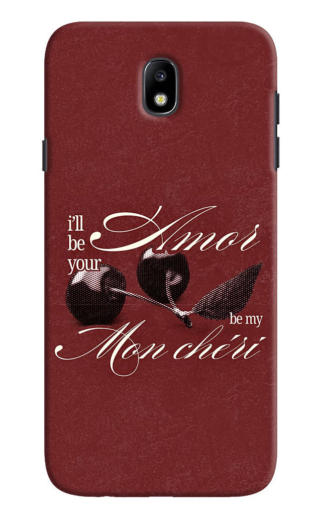 Velvet Cherry Samsung J7 Pro Hard Case Back Cover by Casekaro