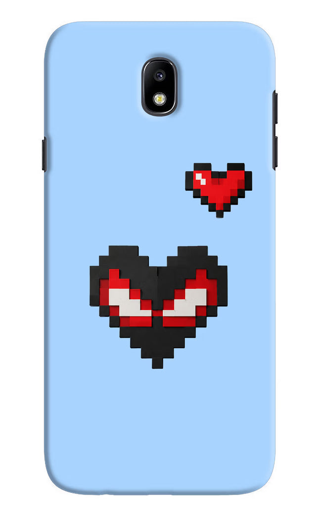 Peter Heart Samsung J7 Pro Hard Case Back Cover by Casekaro