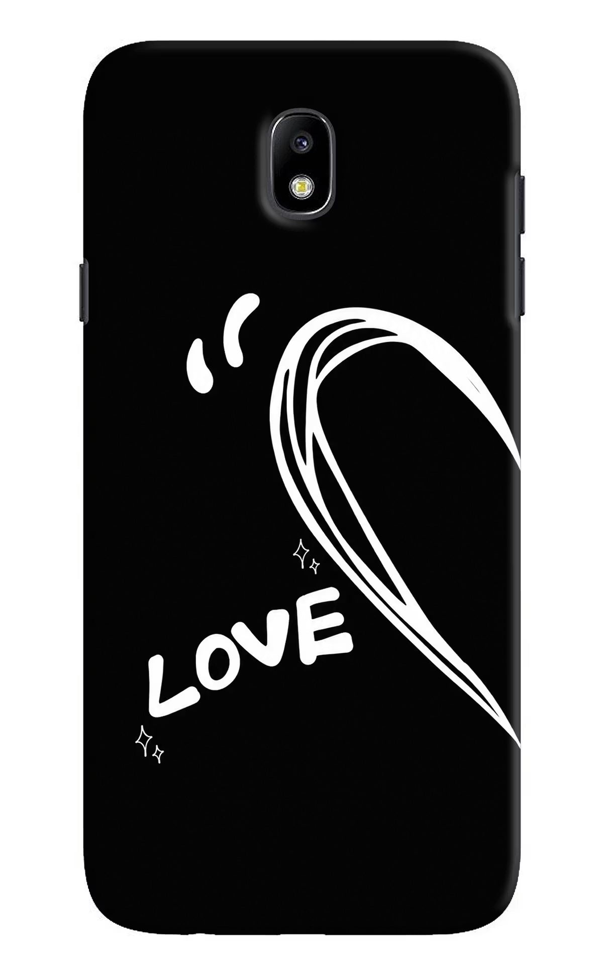 Love Line Samsung J7 Pro Back Cover