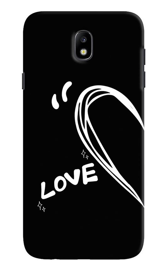 Love Line Samsung J7 Pro Hard Case Back Cover by Casekaro
