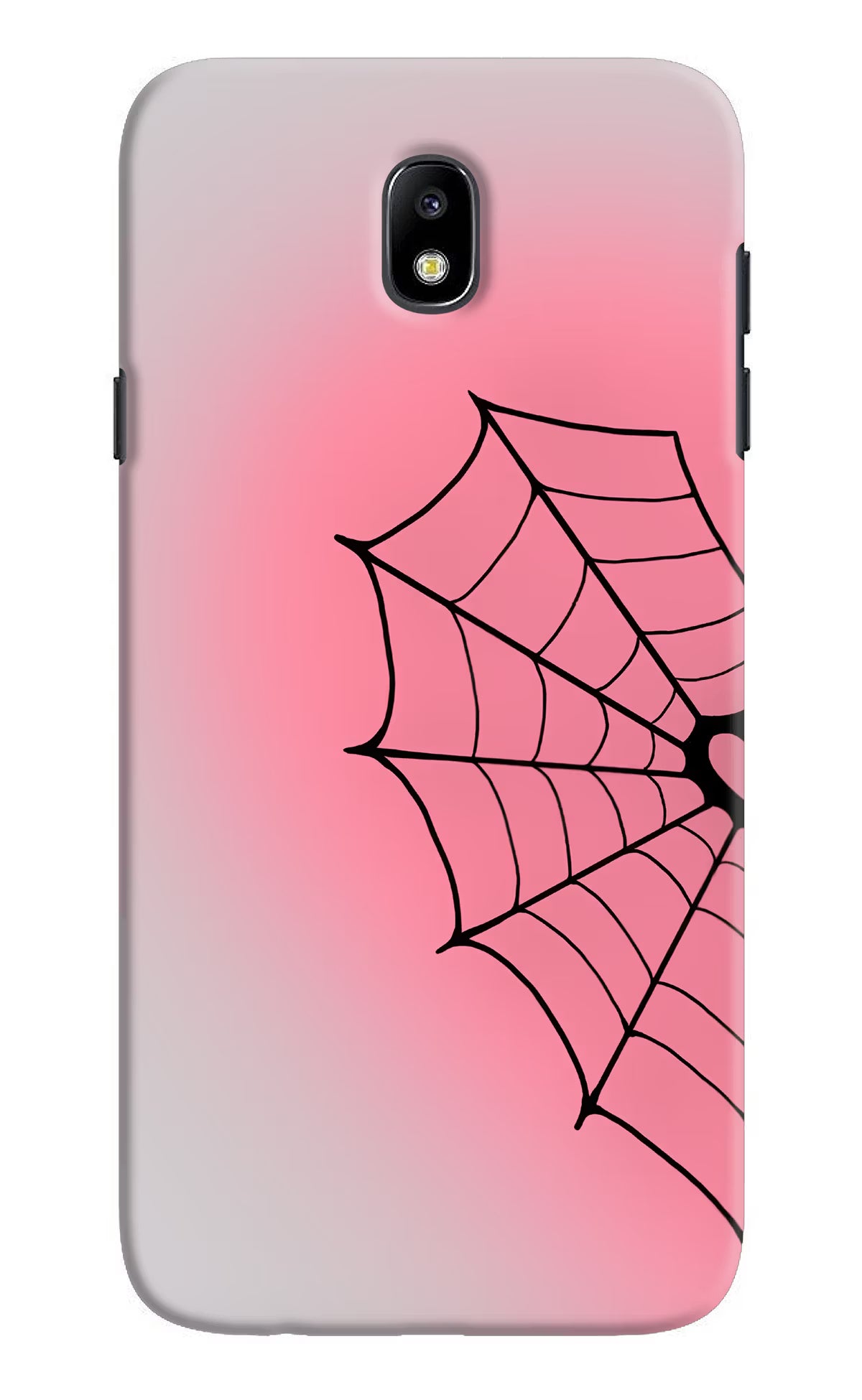 Pink Web Samsung J7 Pro Back Cover