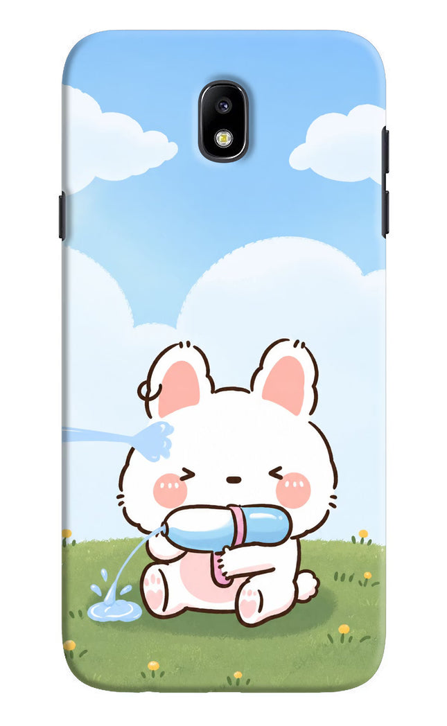 Bunny Treat Samsung J7 Pro Hard Case Back Cover by Casekaro