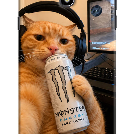 Gamer Cat Energy Samsung J7 Pro Hard Case Back Cover by Casekaro