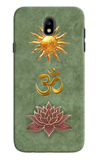 Om & Lotus Samsung J7 Pro Back Cover