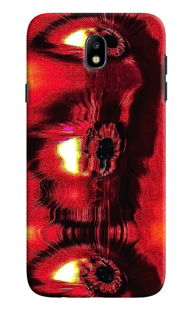 Fire Eye Samsung J7 Pro Hard Case Back Cover by Casekaro
