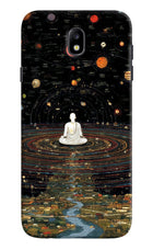 Space Monk Samsung J7 Pro Hard Case Back Cover by Casekaro