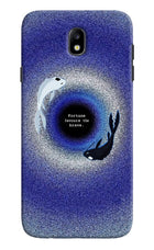 Dark Koi Samsung J7 Pro Hard Case Back Cover by Casekaro