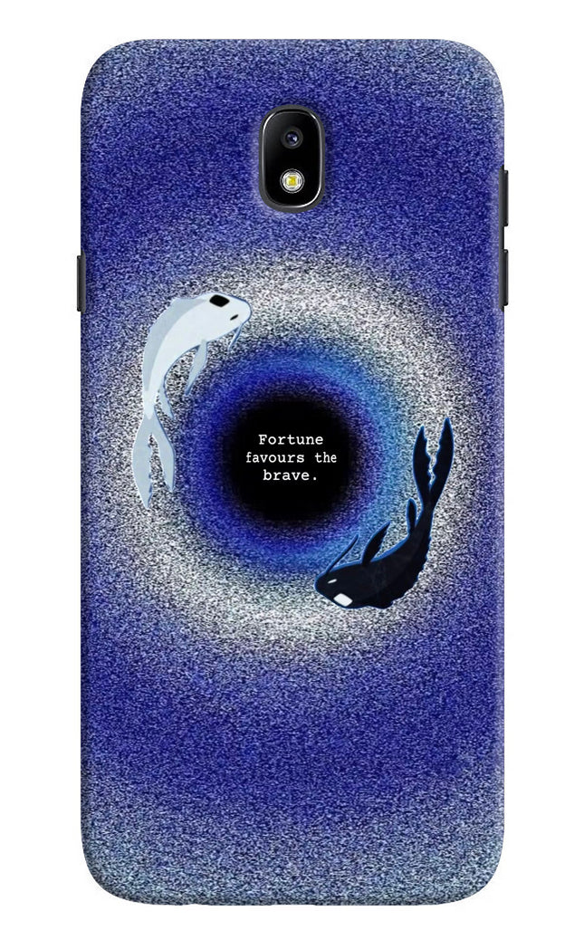 Dark Koi Samsung J7 Pro Hard Case Back Cover by Casekaro