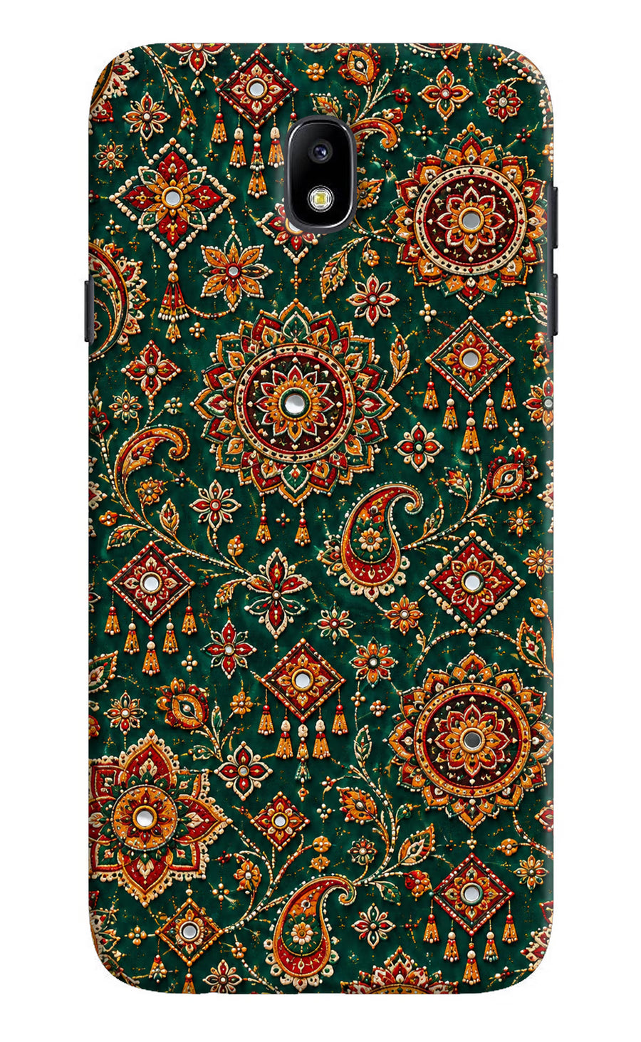 Green Pataka Samsung J7 Pro Back Cover, Hard case
