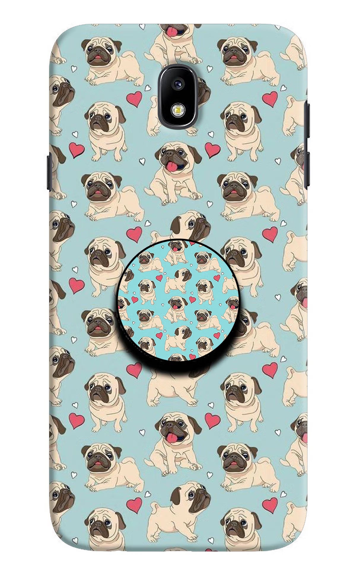 Pug Dog Samsung J7 Pro Pop Case by Casekaro