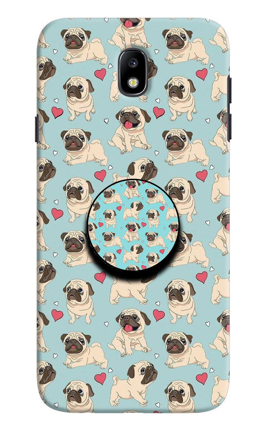 Pug Dog Samsung J7 Pro Pop Case, Hard case