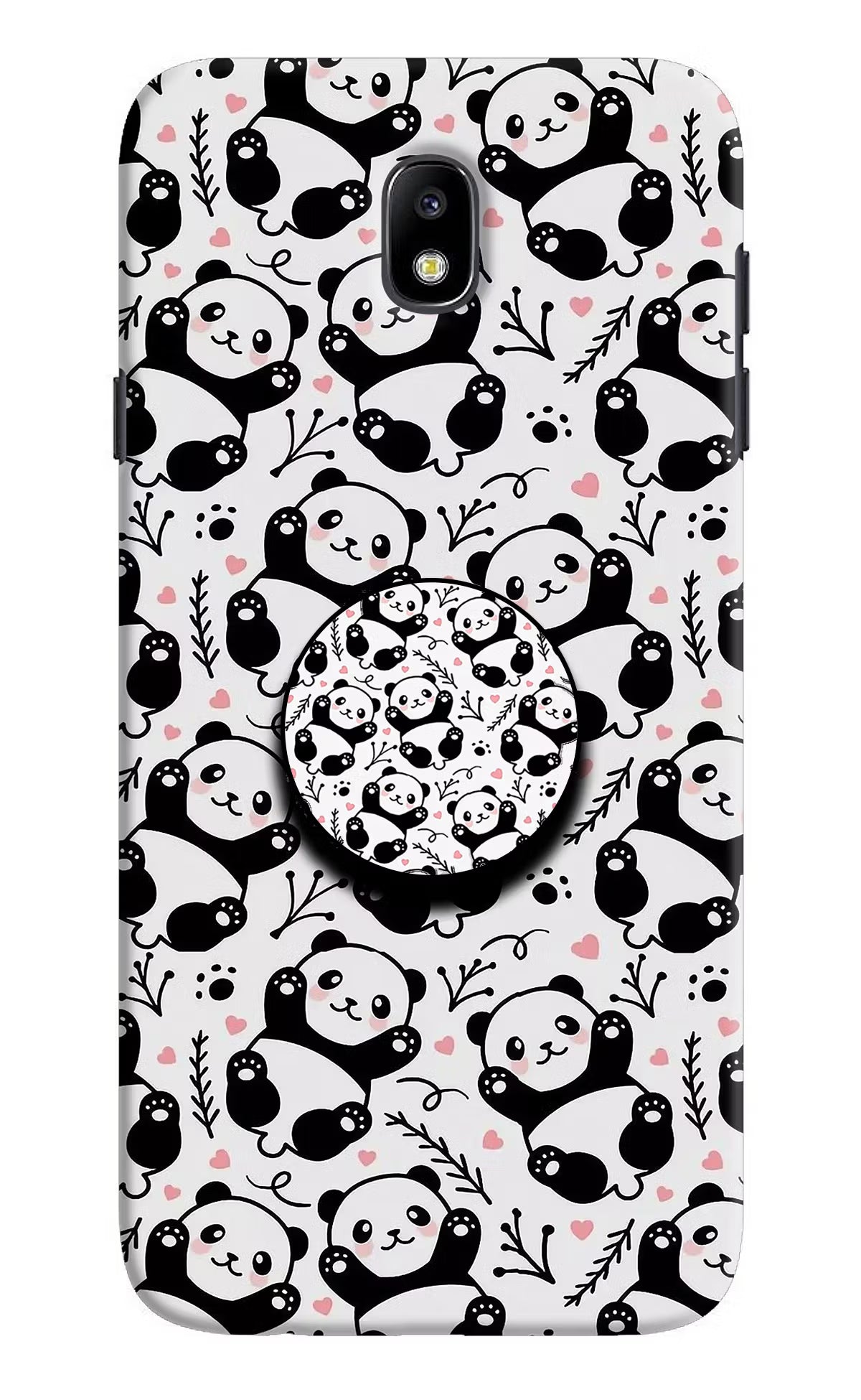 Cute Panda Samsung J7 Pro Pop Case by Casekaro