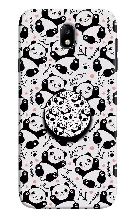 Cute Panda Samsung J7 Pro Pop Case by Casekaro
