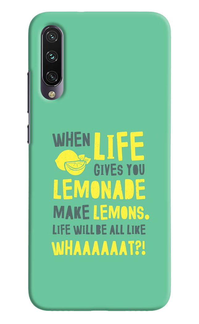 Quote Mi A3 Hard Case Back Cover by Casekaro