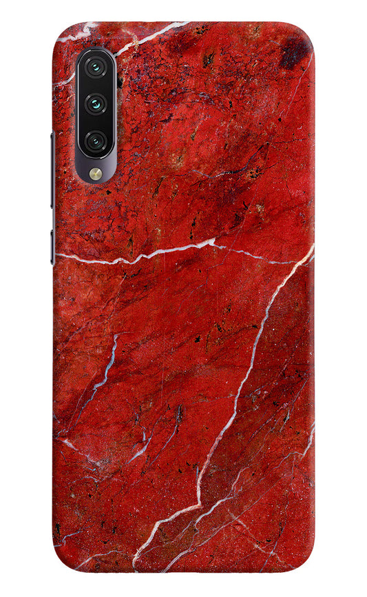 Red Marble Design Mi A3 Hard Case Back Cover by Casekaro