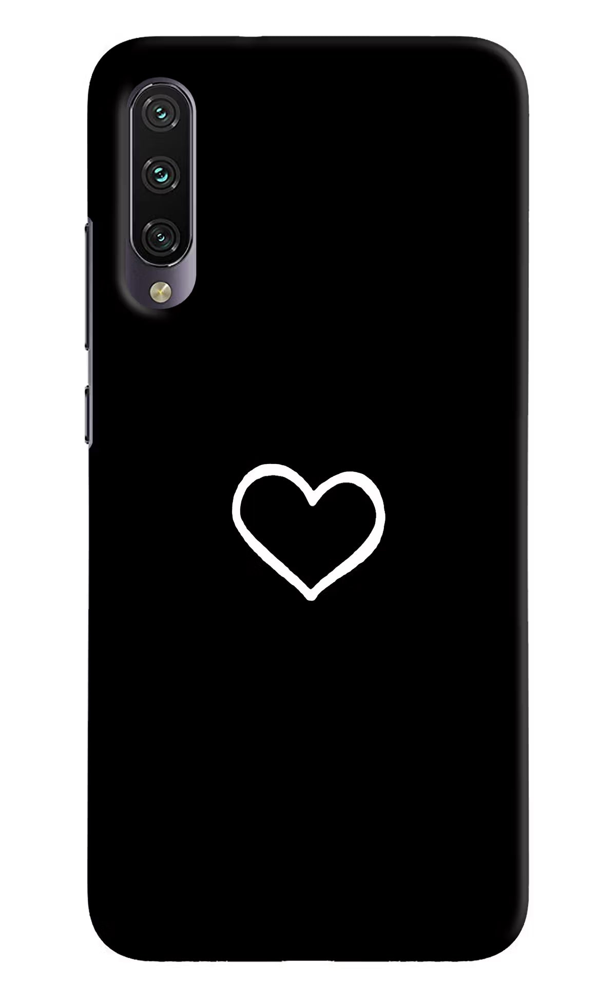 Heart Mi A3 Hard Case Back Cover by Casekaro