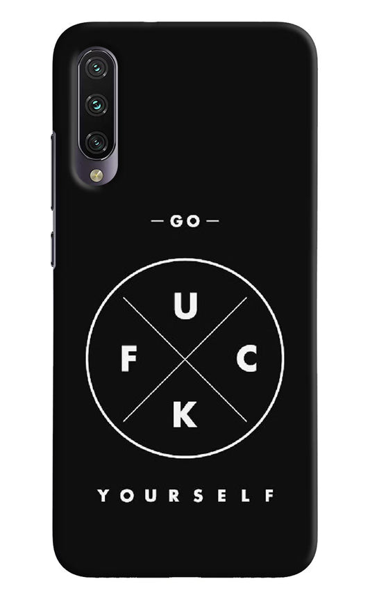 Go Fuck Yourself Mi A3 Hard Case Back Cover by Casekaro