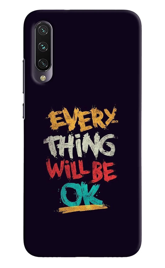 Everything Will Be Ok Mi A3 Hard Case Back Cover by Casekaro