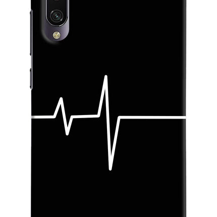 Heart Beats Mi A3 Hard Case Back Cover by Casekaro