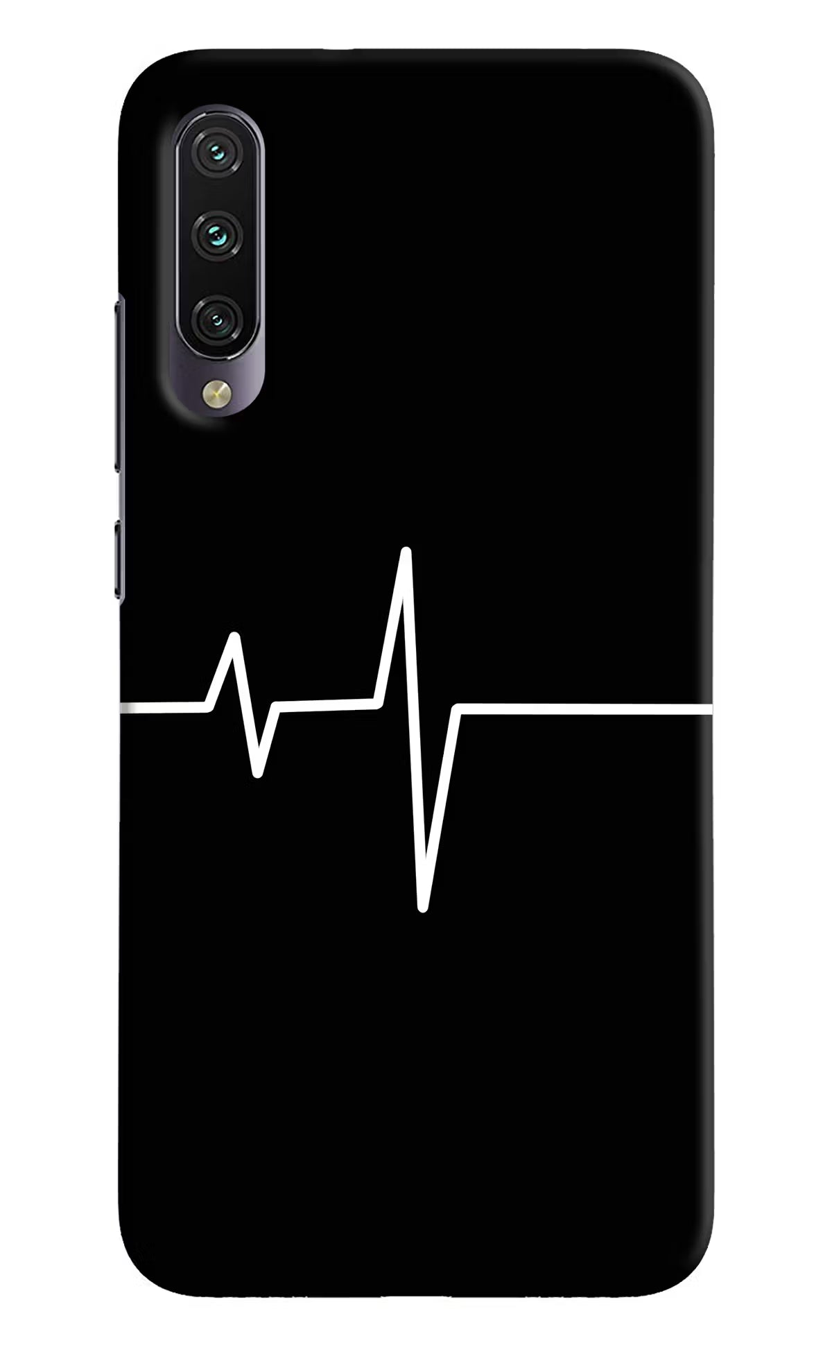 Heart Beats Mi A3 Hard Case Back Cover by Casekaro