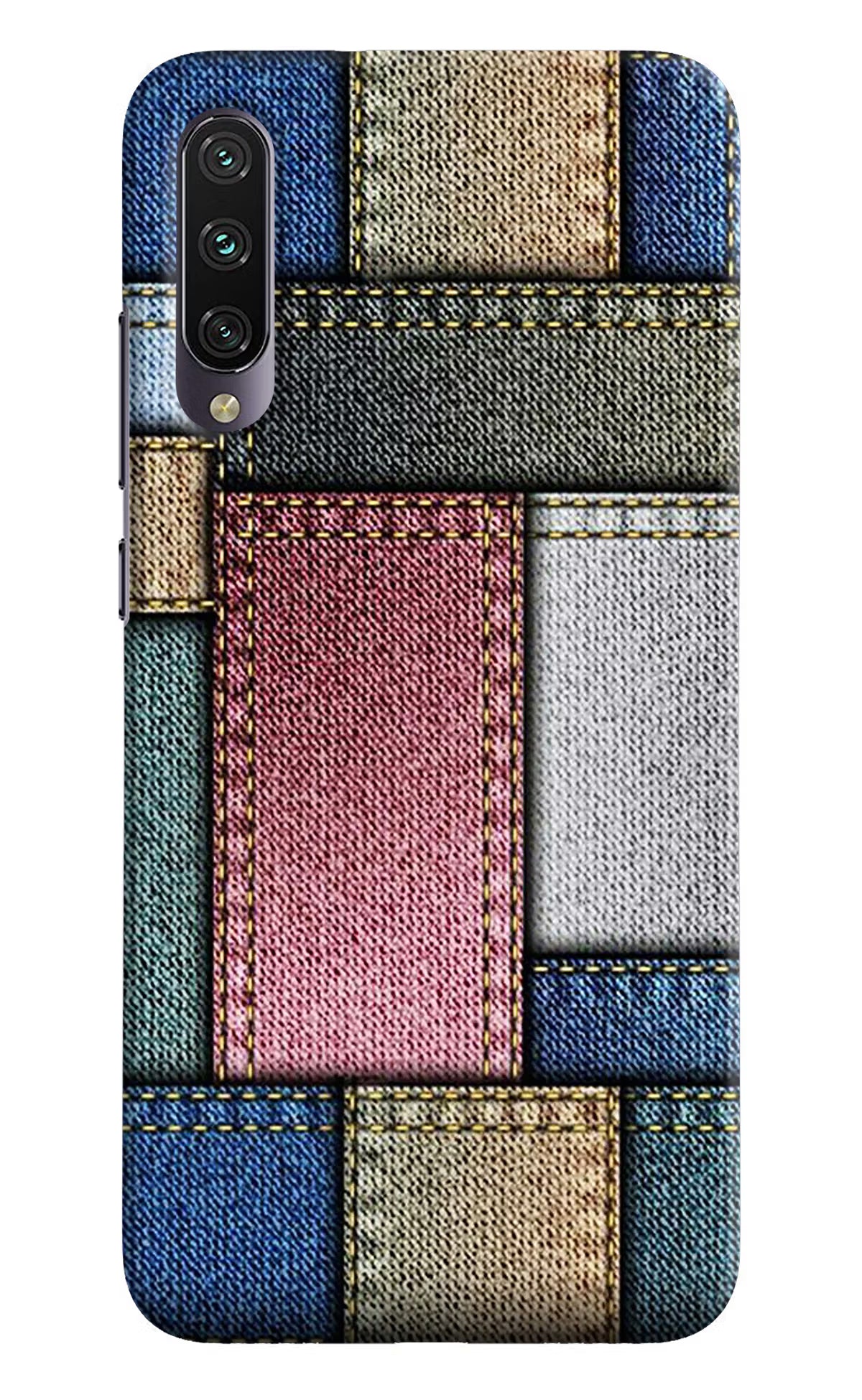 Multicolor Jeans Mi A3 Hard Case Back Cover by Casekaro