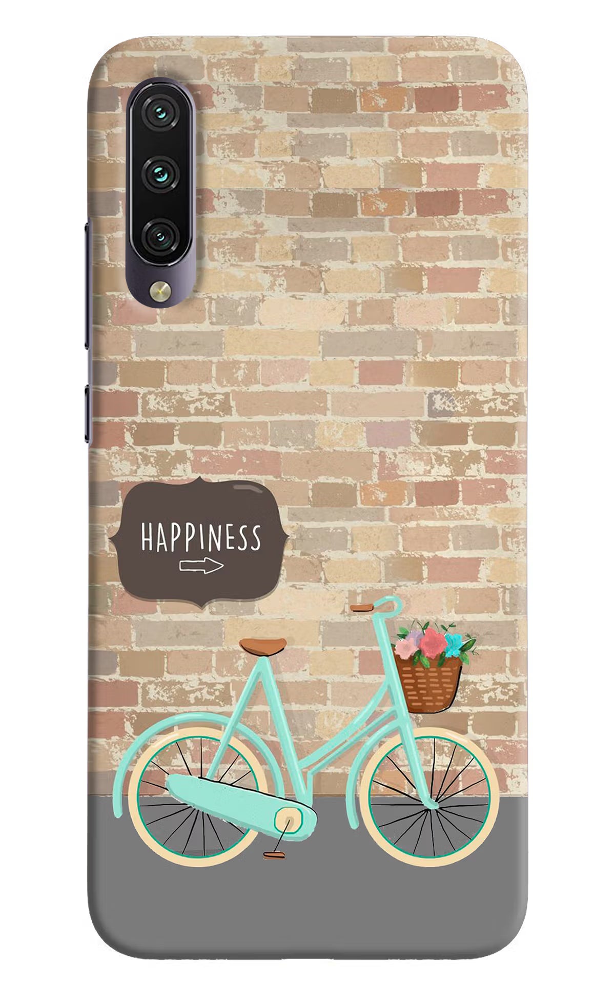 Happiness Artwork Mi A3 Hard Case Back Cover by Casekaro