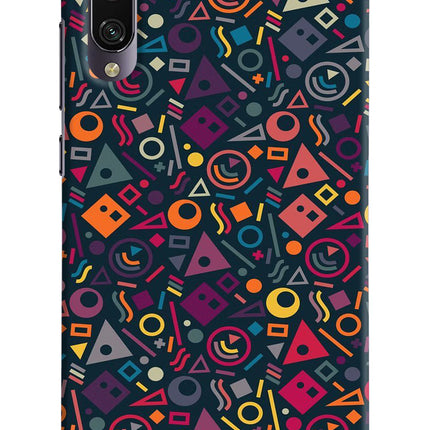 Geometric Abstract Mi A3 Hard Case Back Cover by Casekaro