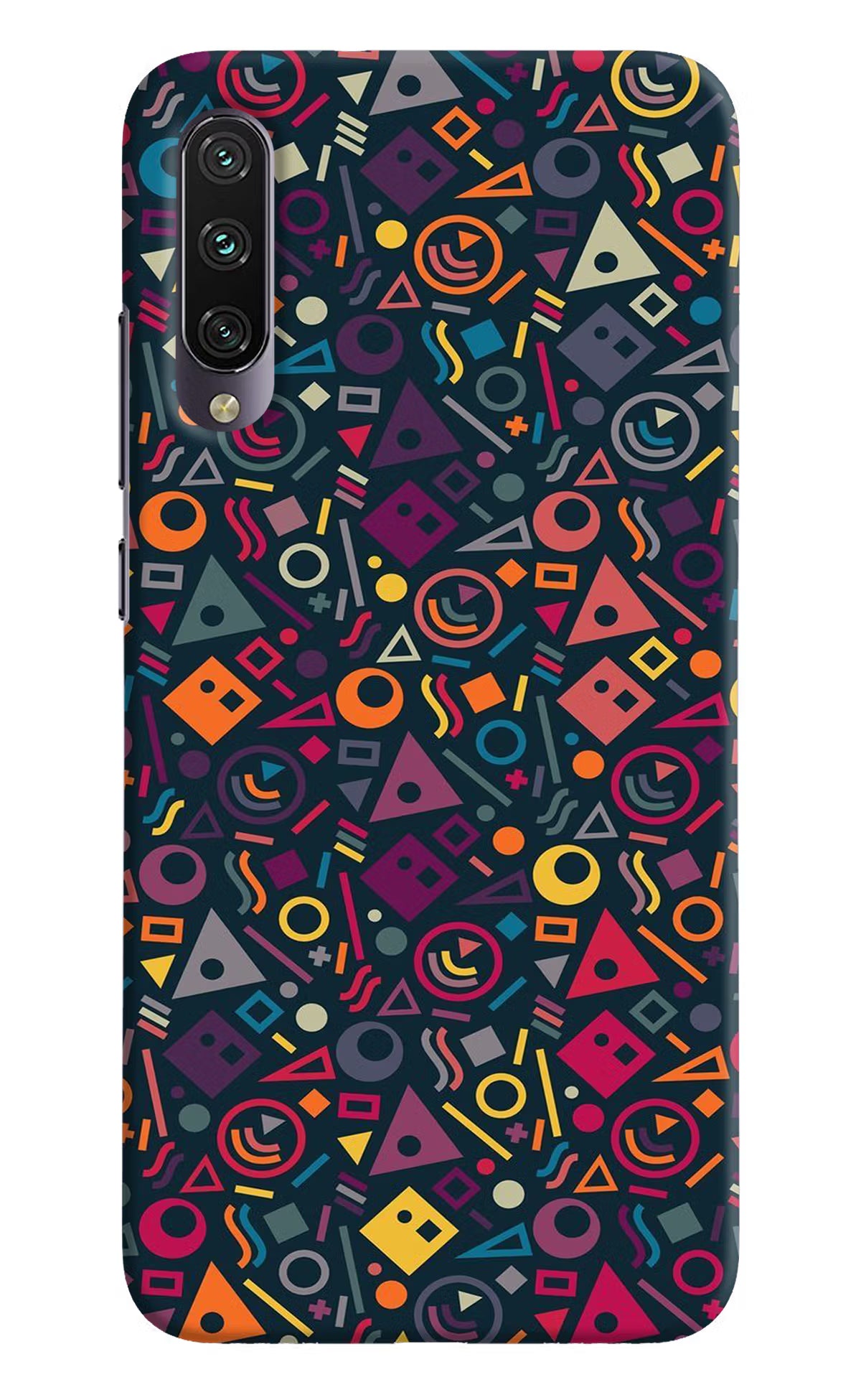 Geometric Abstract Mi A3 Hard Case Back Cover by Casekaro
