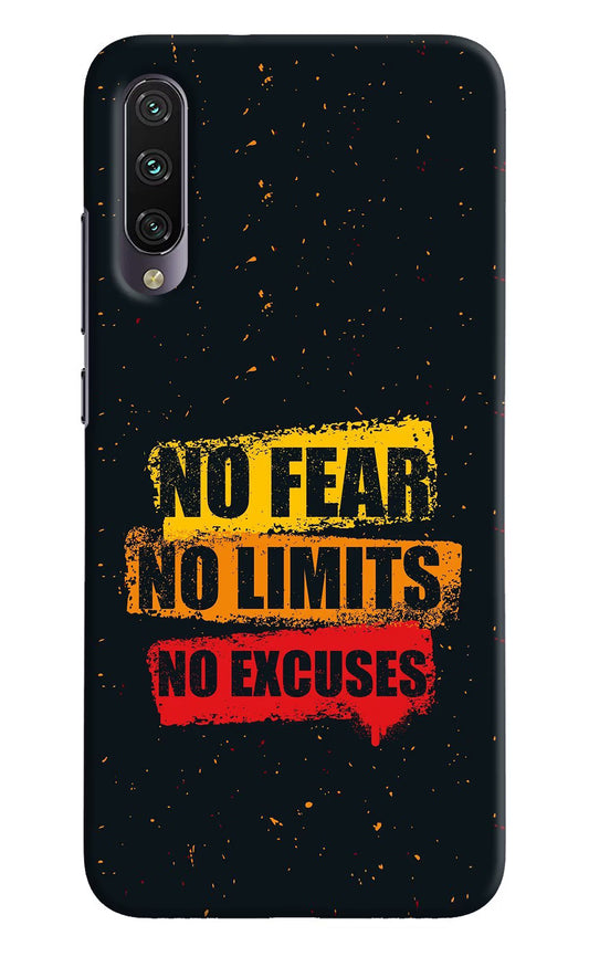 No Fear No Limits No Excuse Mi A3 Hard Case Back Cover by Casekaro