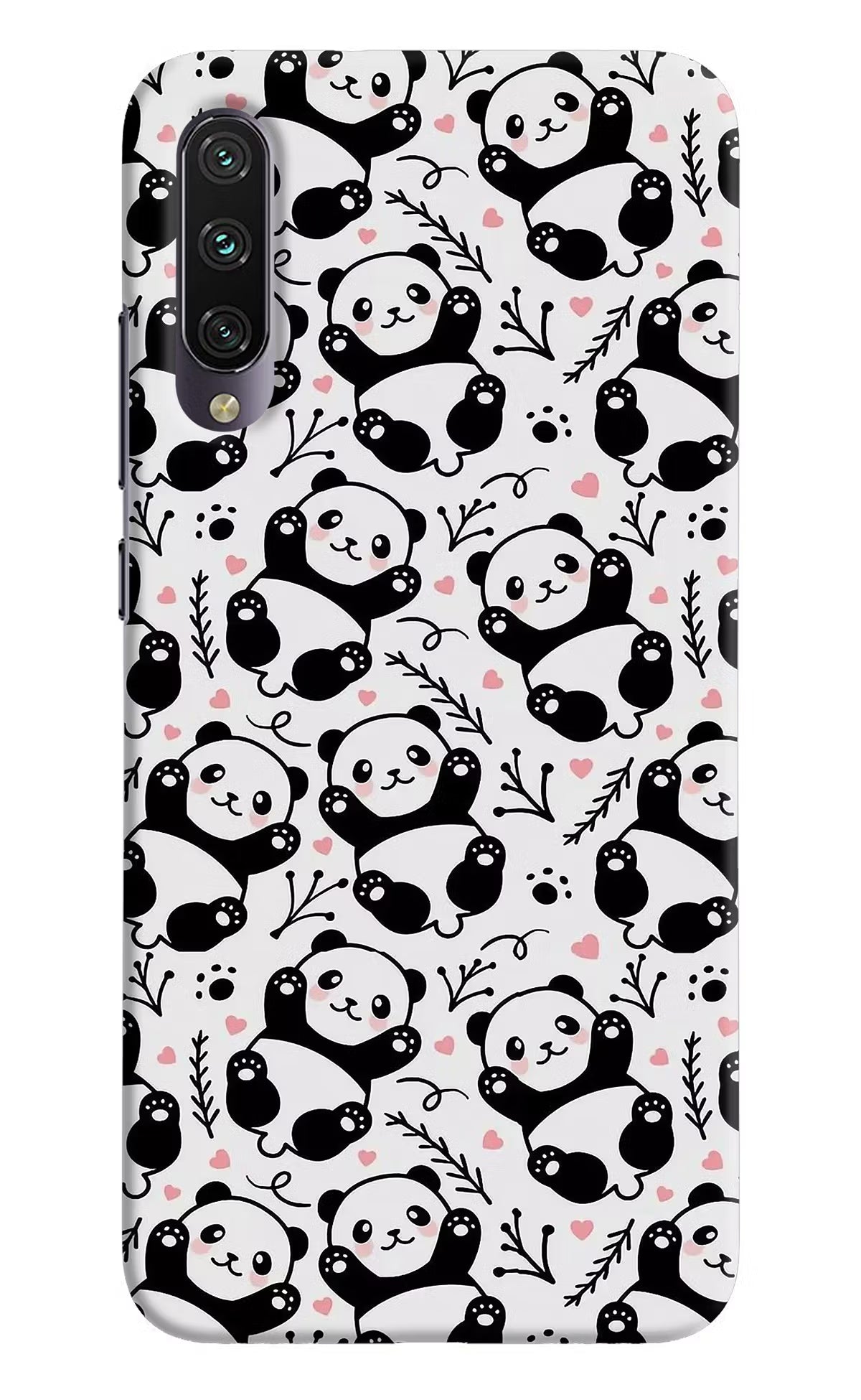 Cute Panda Mi A3 Hard Case Back Cover by Casekaro