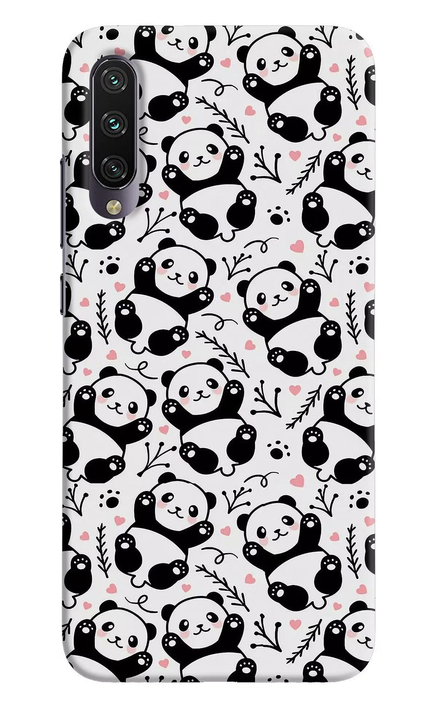 Cute Panda Mi A3 Back Cover, Hard case