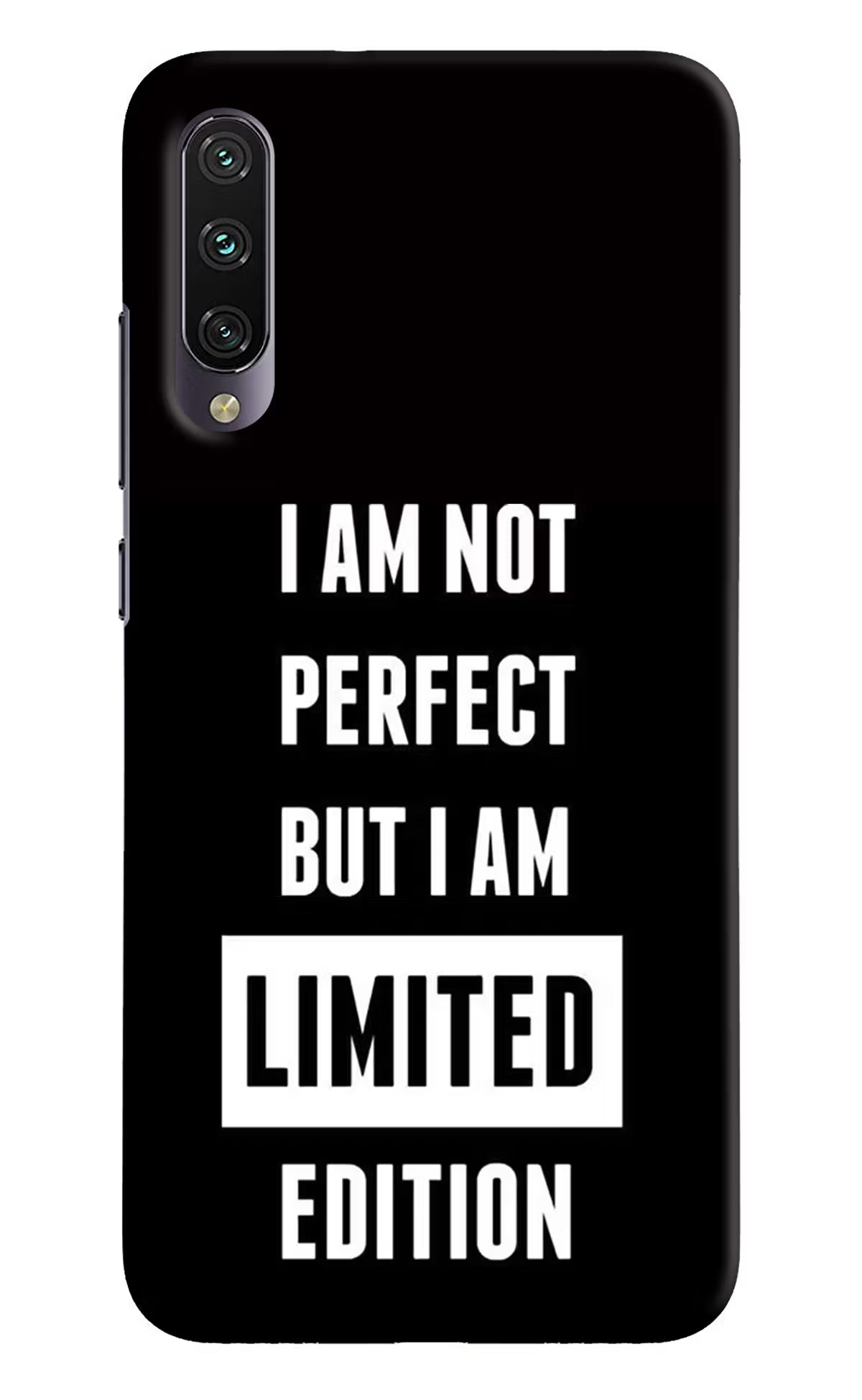 I Am Not Perfect But I Am Limited Edition Mi A3 Hard Case Back Cover by Casekaro