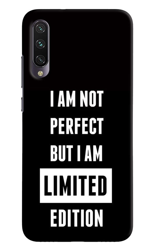 I Am Not Perfect But I Am Limited Edition Mi A3 Hard Case Back Cover by Casekaro
