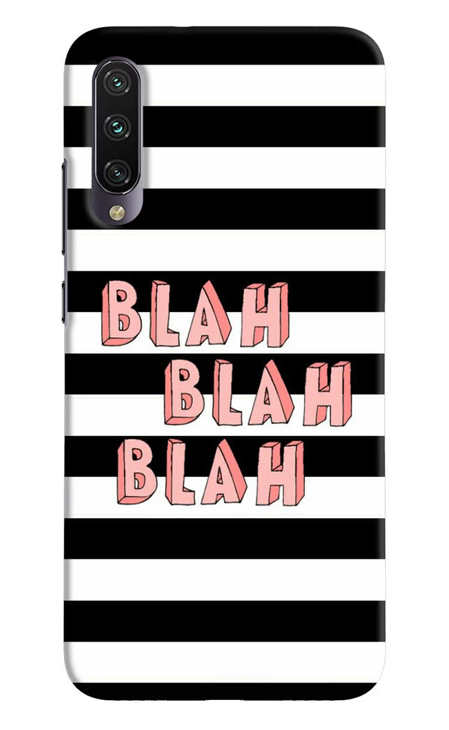 Blah Blah Blah Mi A3 Hard Case Back Cover by Casekaro