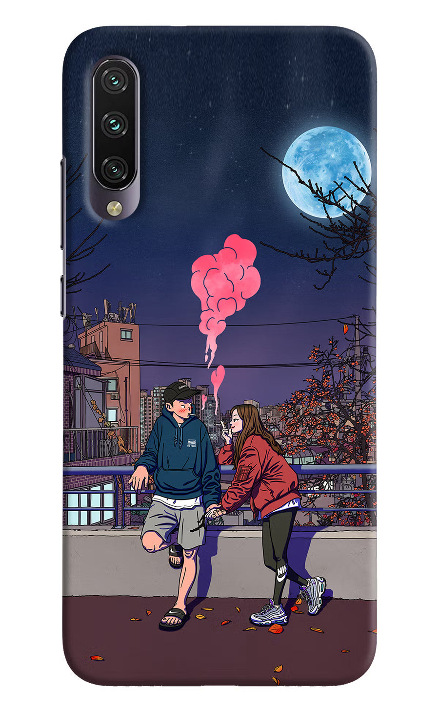 Chilling Couple Mi A3 Back Cover, Hard case