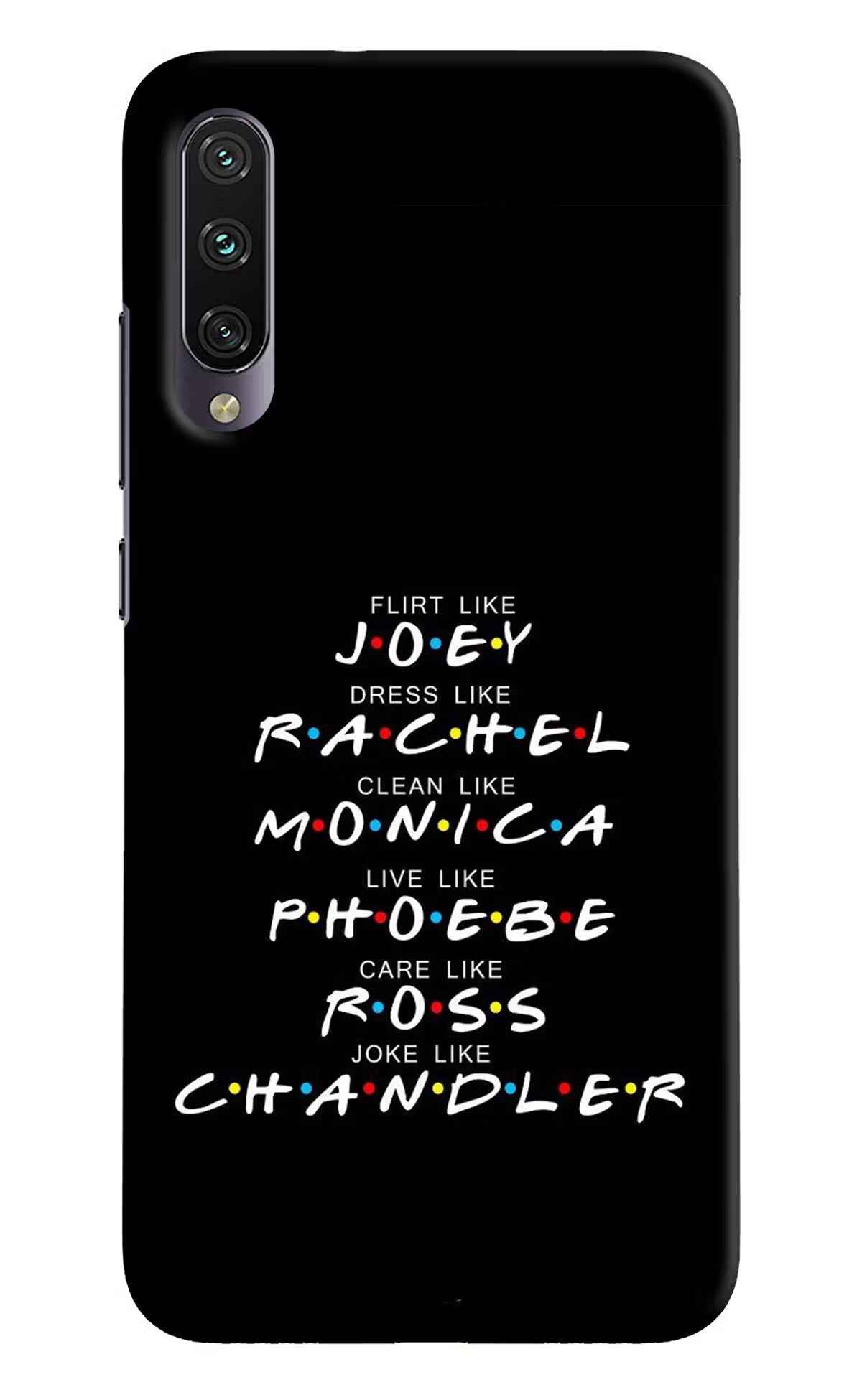 FRIENDS Character Mi A3 Hard Case Back Cover by Casekaro