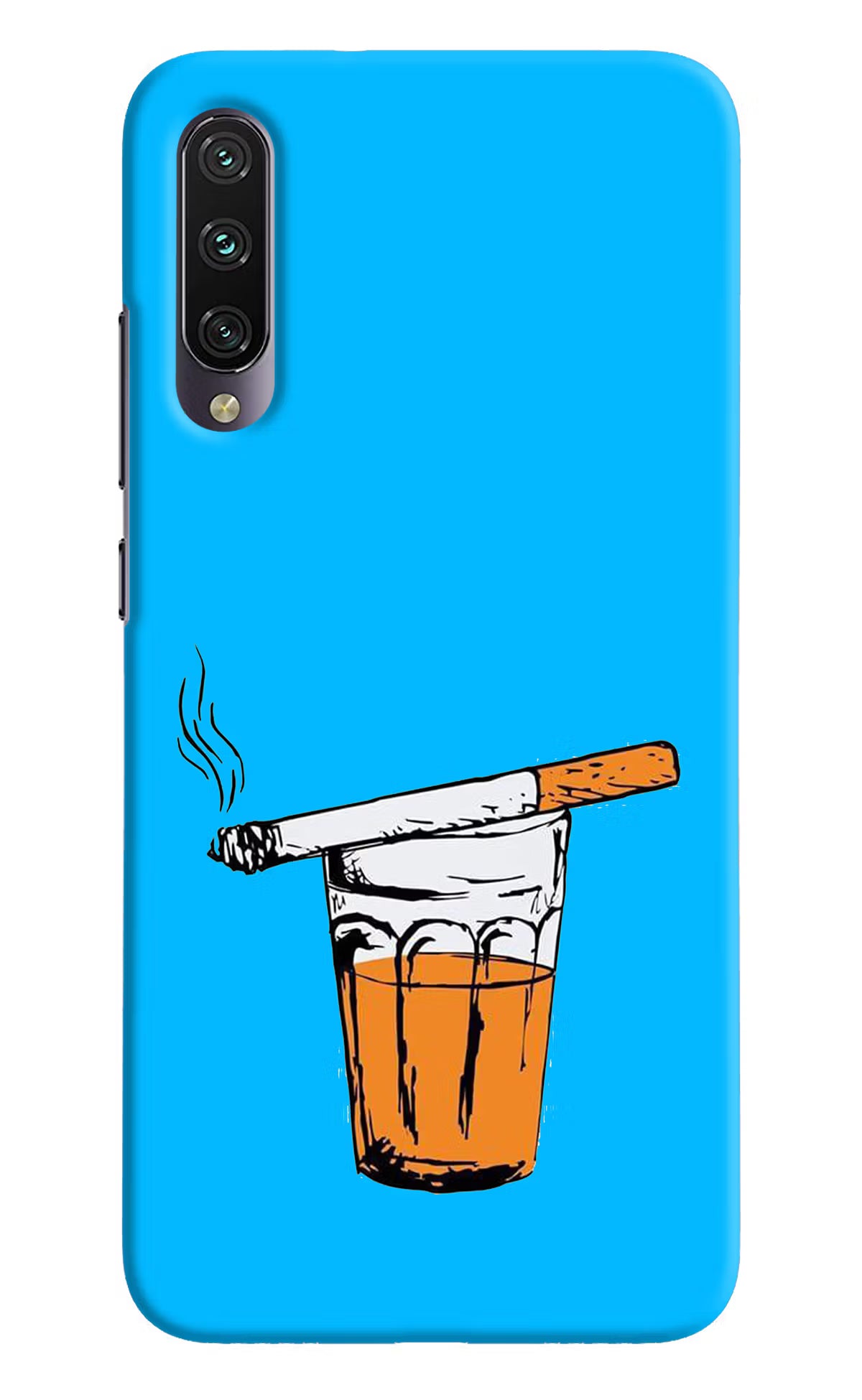 Chai Sutta Mi A3 Hard Case Back Cover by Casekaro