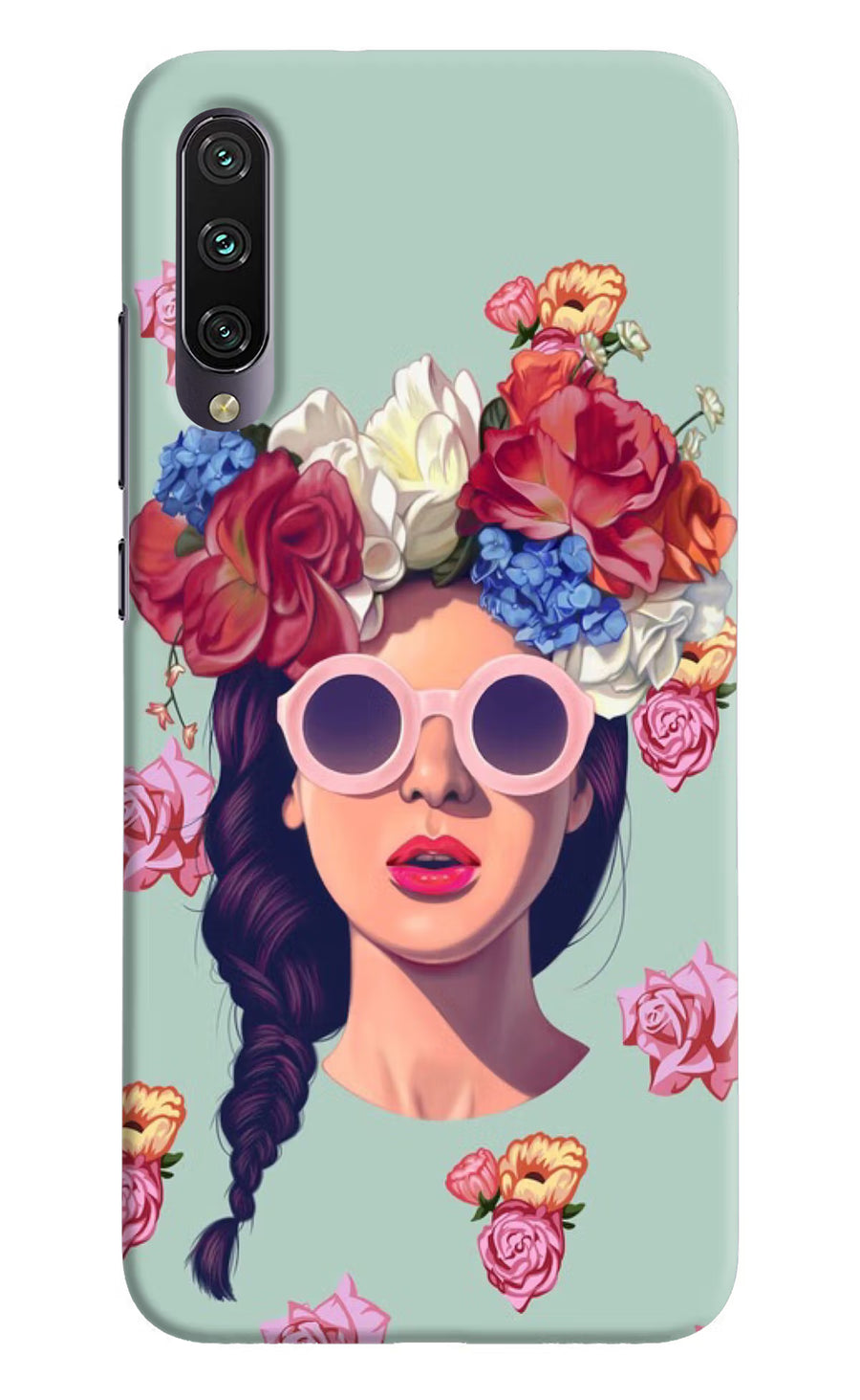 Pretty Girl Mi A3 Back Cover, Hard case