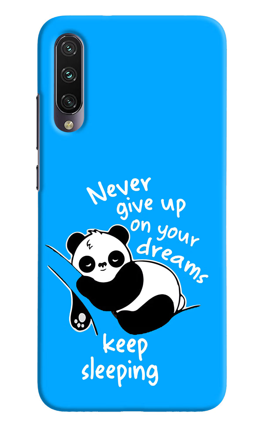 Keep Sleeping Mi A3 Back Cover, Hard case