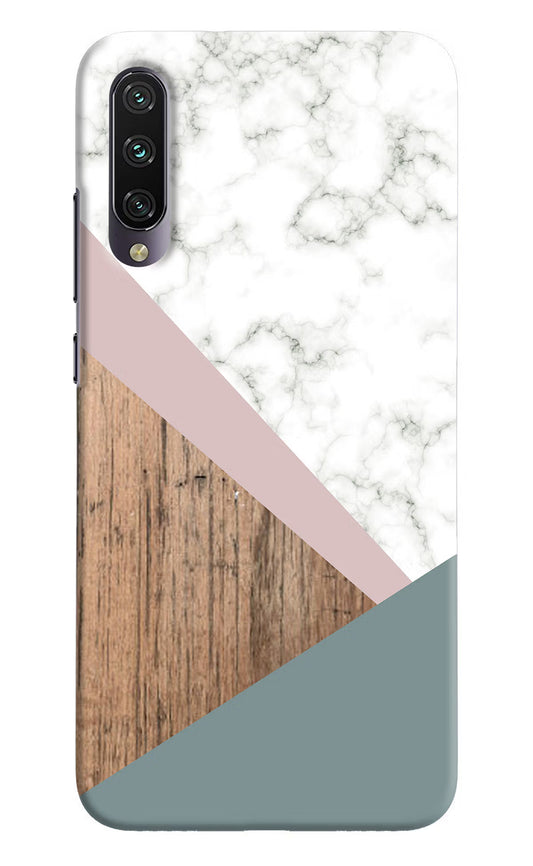 Marble wood Abstract Mi A3 Hard Case Back Cover by Casekaro