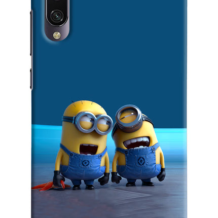 Minion Laughing Mi A3 Hard Case Back Cover by Casekaro