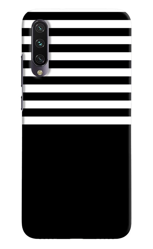Black and White Print Mi A3 Hard Case Back Cover by Casekaro